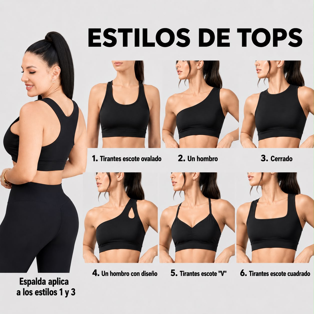 Tops y Crop Tops Deportivos