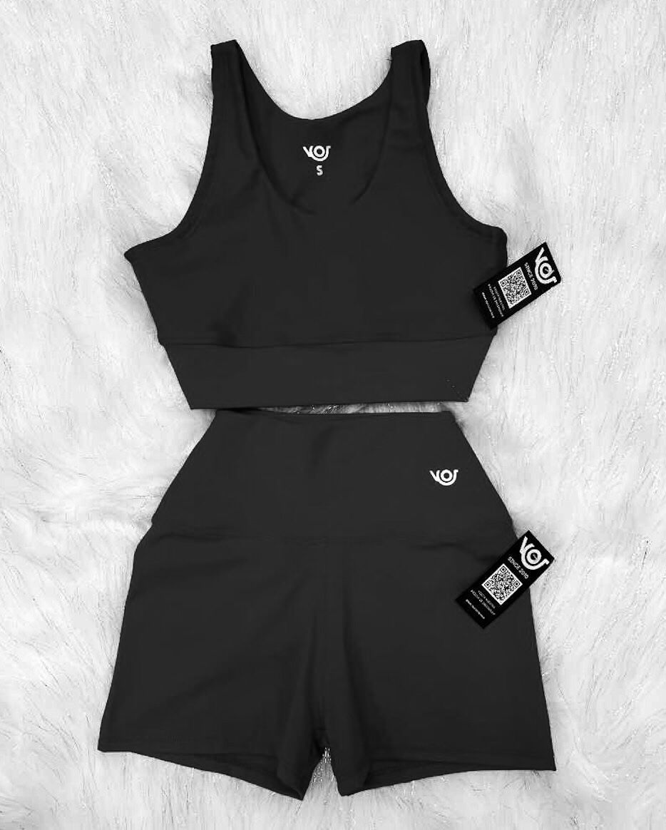 Conjunto TOP+SHORT Licra