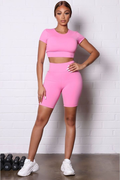 Conjunto Top ó Crop Top+ Biker Short