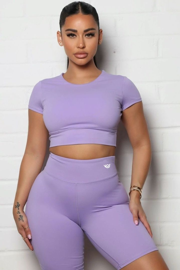 Conjunto Top ó Crop Top+ Biker Short
